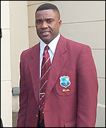 Former West Indies Test cricketer Gus Logie