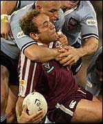 Gorden Tallis in action for Queensland