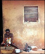 Ghanaian villager