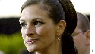 Julia Roberts heads actress list in power list