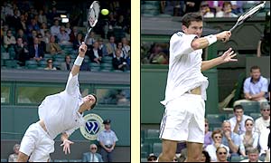 Henman struggles to rediscover his form of Wednesday evening