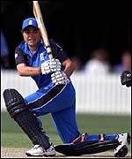 Collyer batting for England