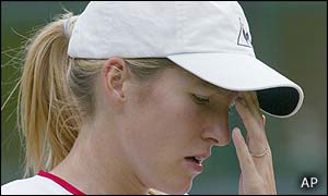 Henin managed to take a set off Venus Williams in last year's final but could not repeat the feat 