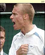 World number one Lleyton Hewitt