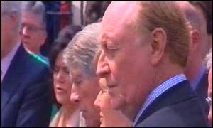 EU Commissioner Neil Kinnock was present