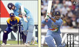 Rahul Dravid scores 64 and steadied India as they chased Sri Lanka's 187