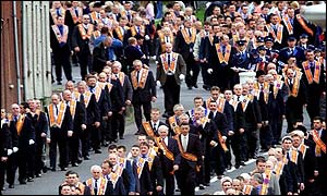 Portadown Orange order marches