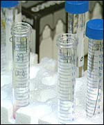 IVF test tubes