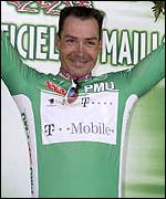 Erik Zabel was cheered throughout the German countryside