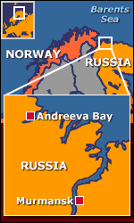 Map of Kola peninsula