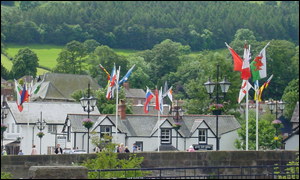 Llangollen town centre