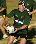 Buderus training ahead of Friday's game