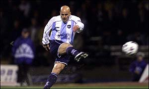 Georgian international Temuri Ketsbaia in action for Dundee