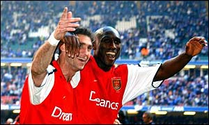 Martin Keown and Sol Campbell