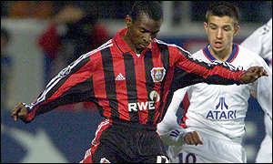 Pascal Karibe Ojigwe in action against Lyon