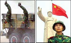 Soldiers from the Peoples Liberation Army's 196 Brigade (AP photo)