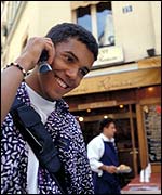 France Telecom mobile user