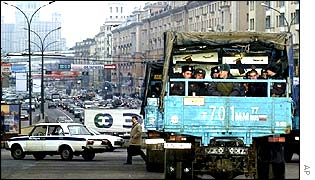 Troops in Moscow