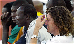 Bruno Metsu on the bench