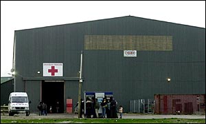 Sangatte Red Cross centre