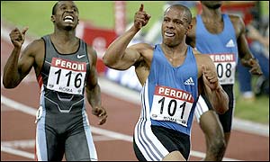 Greene records the fastest men's 100m time of the year