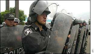 Mexican riot police