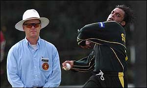 Pakistani paceman Shoaib Akhtar