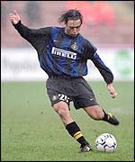 Alvaro Recoba is Italy's highest-paid player