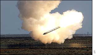 Booster falling top earth