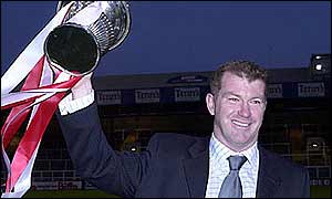 Saint Helens coach Ian Millward has brought two trophies to Knowsley Road.