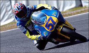 Welsh youngster Chaz Davies in action