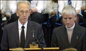 Forbes Doig, left, and Rev Andrew McGurk