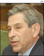 Deputy Secretary of Defence Paul Wolfowitz