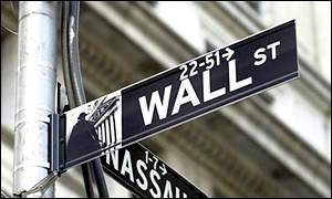 Wall Street in New York 