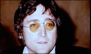 John Lennon with glasses