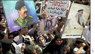 Support for Saddam Hussein in Baghdad