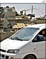 Security at the Kfar Darom settlement in the Gaza Strip
