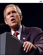 US President George W Bush