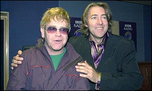 Sir Elton John and Jonathan Ross