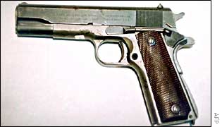 Handgun found in Athens