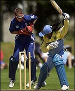 Godliman completes a stumping against India 