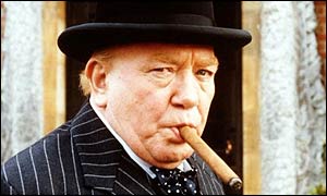 Albert Finney as Winston Churchill