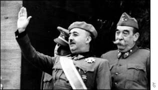 General Franco at the great Victory Parade marking the end of the Spanish Civil War in Madrid in 1939