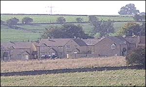 Houses and countryside
