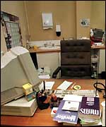 Harold Shipman's desk