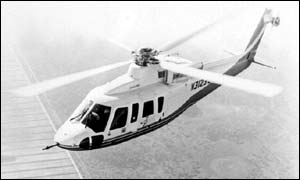 A Sikorsky S-76 MARK II helicopter