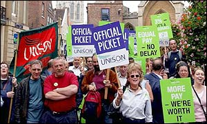 Public sector workers strike