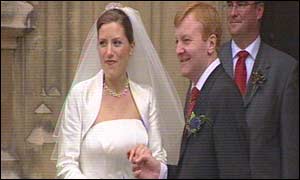 The Kennedys pose for pictures 