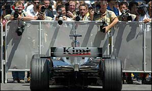 Kimi Raikkonen completes qualifying session in fourth 