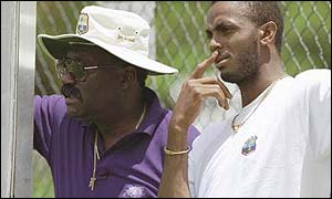 Clive Lloyd and Courtney Walsh
